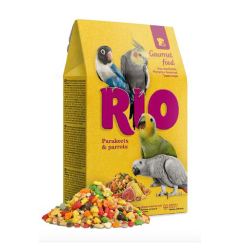 გურმე საკვები დანამატი თუთიყუშებისთვის, Rio 250 გრ